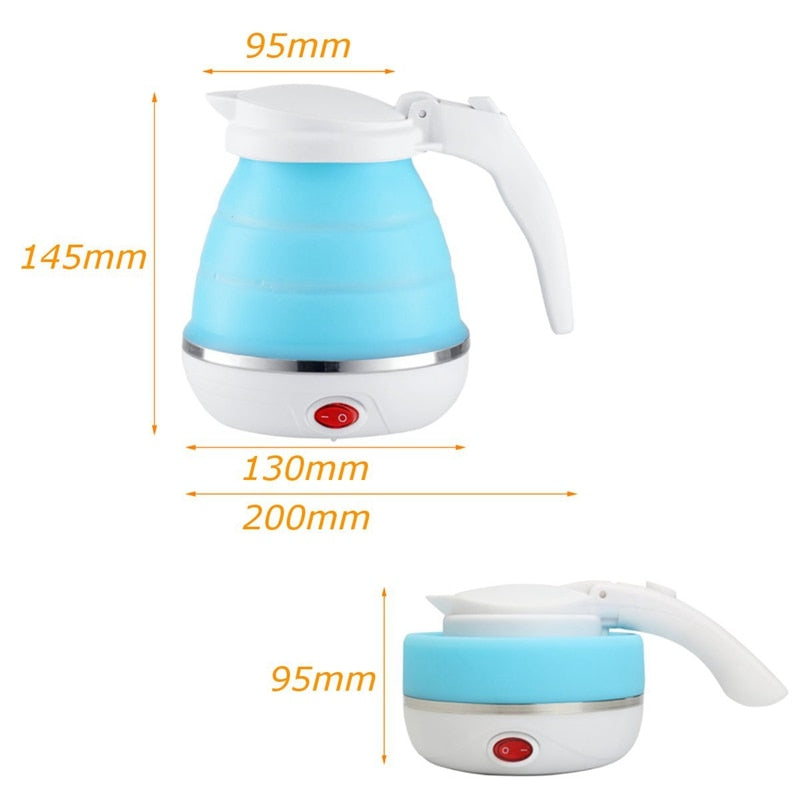 0.75L Foldable Electric Travel Kettle – Portable EU Plug Boiler